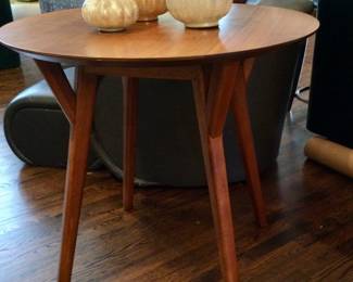 Teak Mid Century 36" Round Table