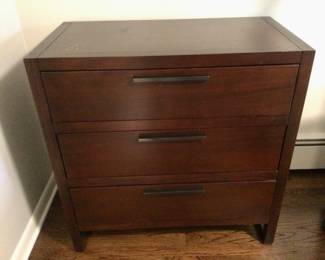 (2 available) Matching Nightstands 3 Drawers                    34 x34 x18