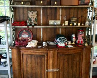 Cherry Wood Bakers Rack w/Bottom Shelving by Century Furniture