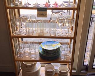 Outdoor Patio Plastic Glasses, Dishes