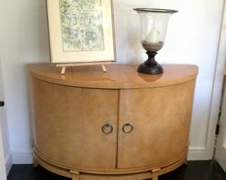 By Century, Omni Collection, Demilune Two Door Cabinet