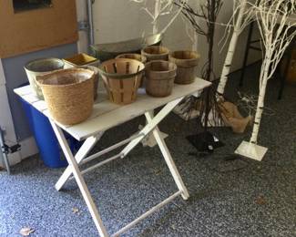 Wood Plank Folding Table