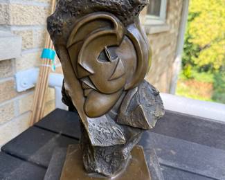 Metal Sculpture Stamped Salvador Dali
