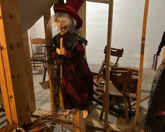 Witch decor for Halloween