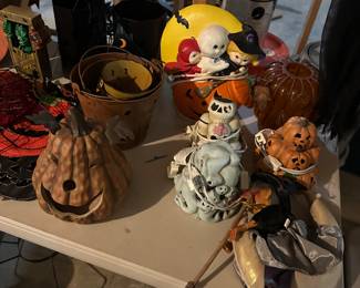 Halloween and fall decorations