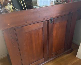 Antique dry bar