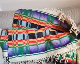 ANTIQUE MEXICAN WEDDING BLANKET