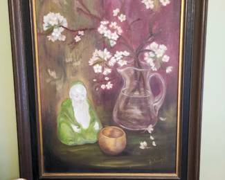 VINTAGE OIL ON CANVAS PAINTING