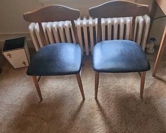 PAIR OF MIDCENTURY BRAUMRITTER CHAIRS