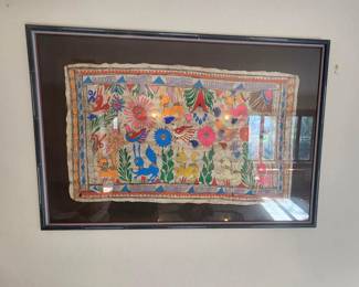 MEXICAN FOLK ART AMATE BARK PAINTING