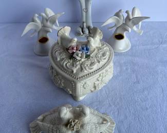 Dove Trinket Box Dove Figurines 