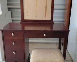 Vanity With Stool