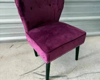 Purple Accent Chair