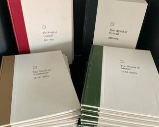 Books Of Art From Several Diffeent Artists