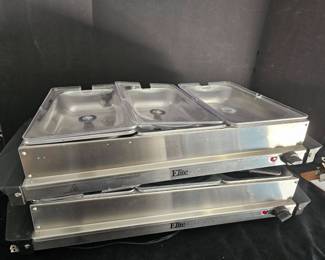 Two Elite Platinum Buffet Servers