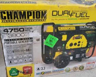  007 Champion Dual Fuel Generator 3800 Watts