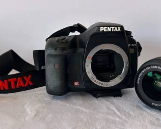  014 Pentax K20 D Camera DA 1855 mm AL II Lens 