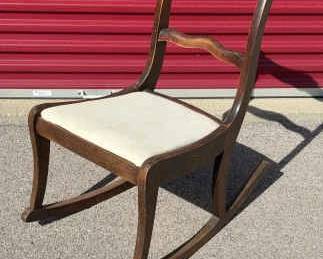 Antique Oak Rocking Chair