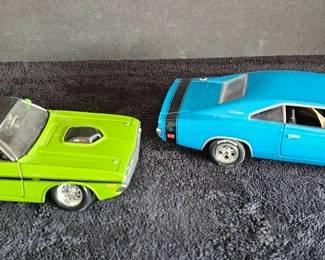 Two Charger Die Cast Cars 