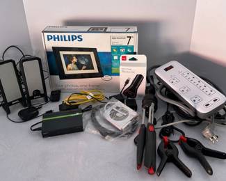 New Philips Digital Photo Frame, Vehicle Charger More 