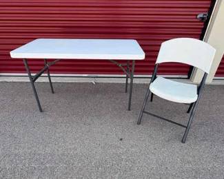 Folding Table Chair