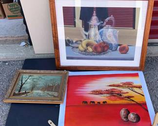 Three Original Oil Paintings 
