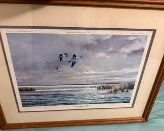 Steve Russell 1994 Ducks Unlimited Print Signed