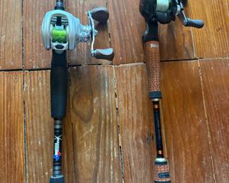 Custom fishing rods with shimano & concept c reels