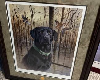 Great Retriever Black Labrador by James H Killen Signed Ducks Unlimited 