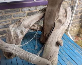 Old-growth wood chair
