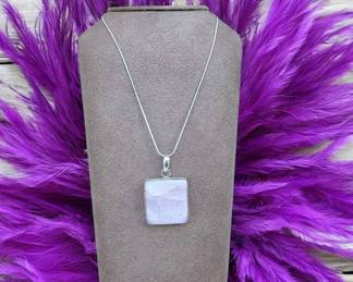 Classy Lepidolite Necklace Tested