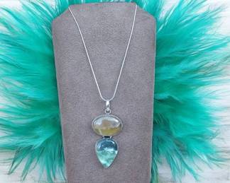 Long Fluorite Neccklace Tested