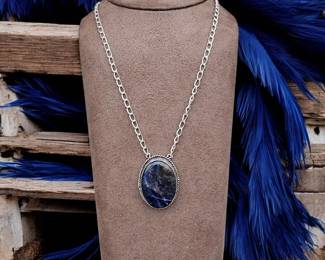 Blue Sodalite Necklace Tested 