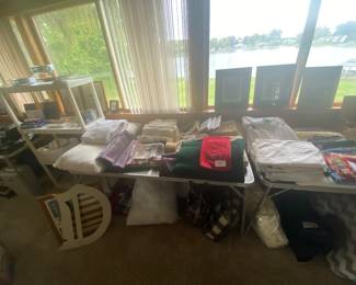 Linens and tons of table cloths