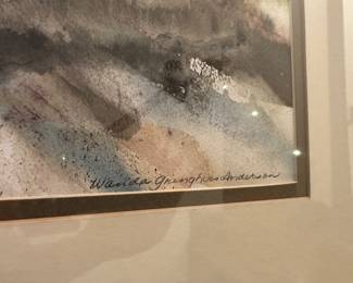 Local artist, Wanda Anderson