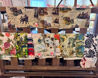 Vintage fabric samples