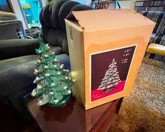 Vintage ceramic tree with box!