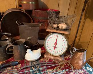 Americans rustic kitchen items 