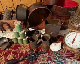 Antique kitchen items 