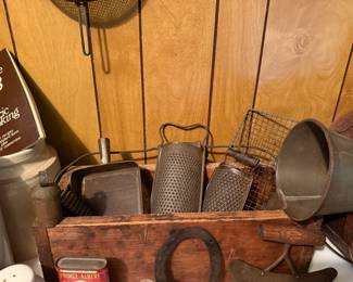 Antique kitchen tools 