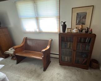 Oak Church Pew    