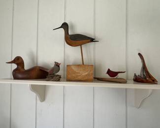 Carved Birds and water fowl