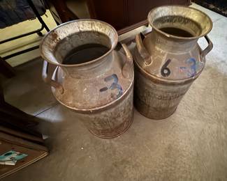 Old Milk Cans 