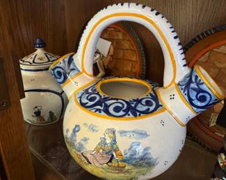 Unique Quimper Jug 