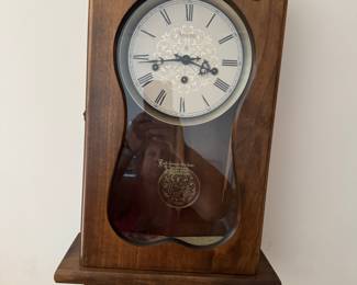 Ansonia Wall Clock.  1978. Purchased in Coldwater Mi at McKinley Furniture 