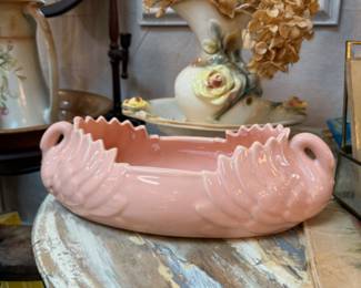 Vintage Heager Swan Bowl/Planter 