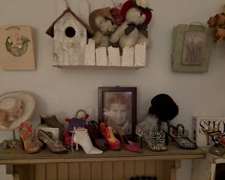 Miniature Shoes & Accessories
Wooden Shelf 