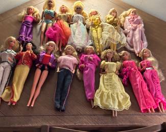 1960s Barbies with original clothing