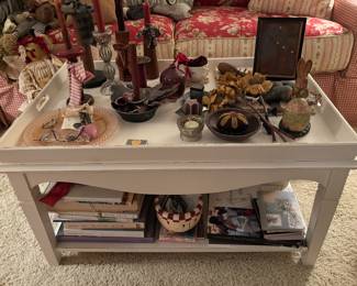 MCM Coffee Table and Decor
