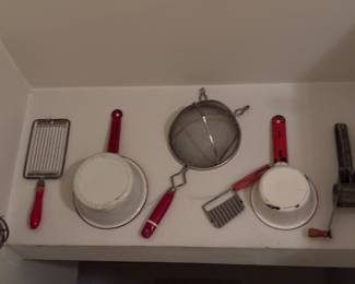 Antique kitchen wearing